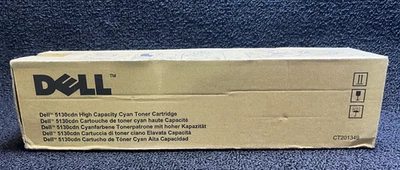 Genuine Dell 5130CDN Cyan High Capacity Toner Cartridge P614N - image 1 of 4