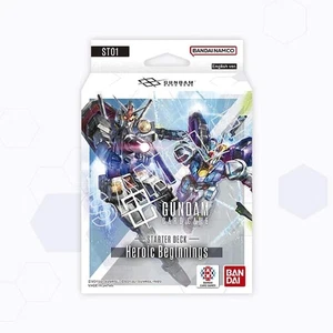 Gundam Card Game Starter Deck - Heroic Beginnings (ST01) - 50 Cards - Picture 1 of 2