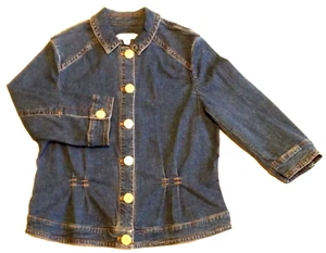 COLDWATER CREEK - Blazer Style Denim Jacket - Women’s Size: P12 - Picture 1 of 4