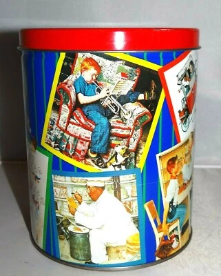 Quebra-cabeça de montagem Norman Rockwell 700 peças em lata vintage - Imagem 1 de 4