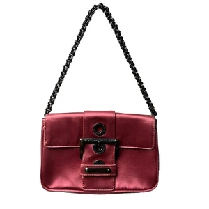 Prada Raso Strass Evening Mini Handbag Luxury Buckle Wallet Rosa Pink Women Rare - Picture 1 of 19