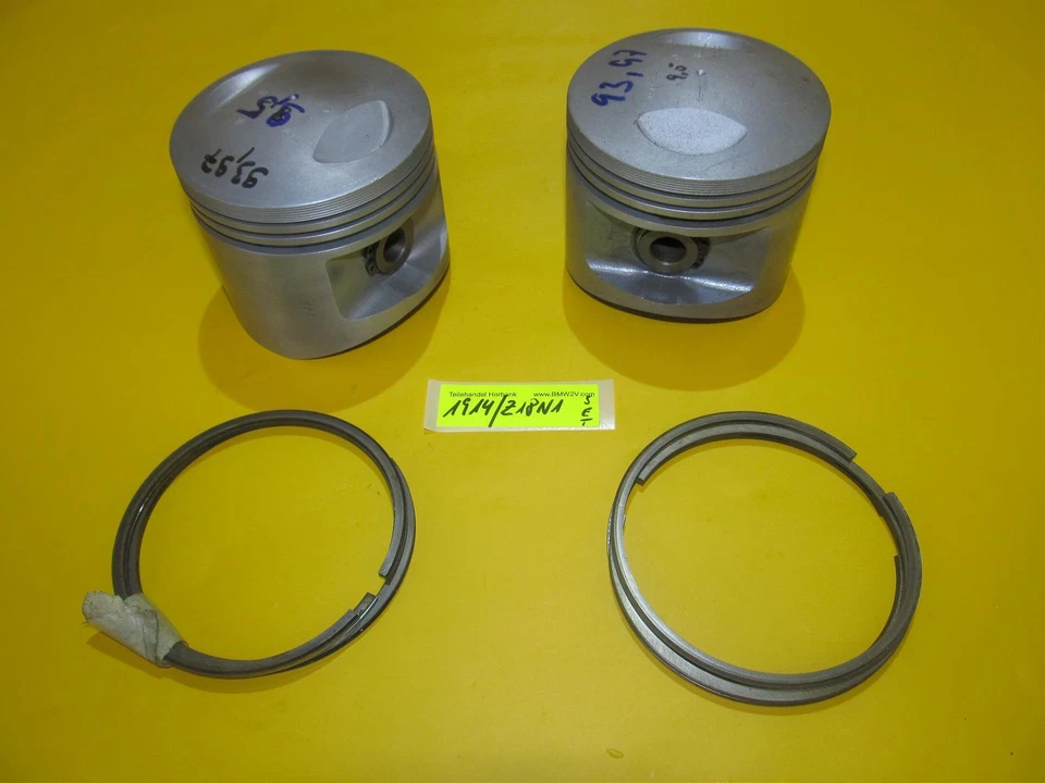 BMW R100 Satz Kolben 93,97 E=9,5 0-Maß für Stahl Zylinder set piston - Bild 1 von 1