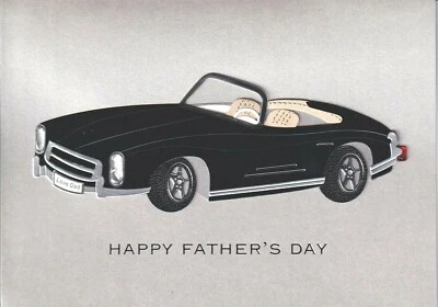 TARJETA PAPIRO DÍA DEL PADRE NIP (PRECIO DE VENTA SUGERIDO POR EL FABRICANTE $6,95) TARJETA DE COCHE NEGRA (Q16) Foto 1 de 2