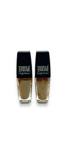 Set Of 2 Sally Hansen Triple Shine Nail Polish Color #170 Great White/  Beige - Picture 1 of 1