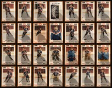 1985-86 NOVA SCOTIA OILERS AHL TEAM SET w/ BRUCE BOUDREAU & REAUGH & BEUKEBOOM