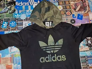 2019 ADIDAS CAMOUFLAGE HOODIE M/L Camo Y3 SPZL Safety Gruber Superstar Firebird - Picture 1 of 7
