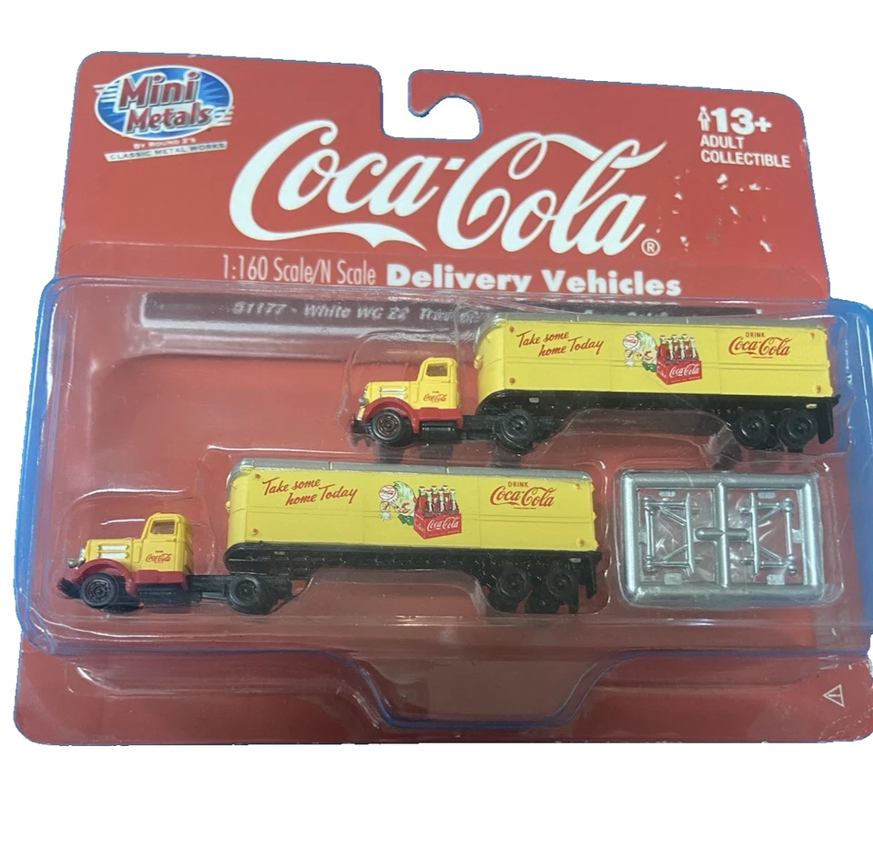 Classic Metal Works 51177 белый WC 22 трактор/прицеп комплект, Coca-Cola совершенно новый - Изображение 1 из 1