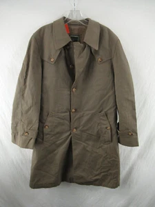 VTG CHRISTIAN DIOR MONSIEUR Men's Trench Wool Coat Size 38 #VIN476 - Picture 1 of 13