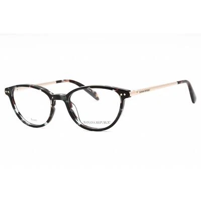 Banana Republic Women's Eyeglasses Black Green Havana Full Rim BR 203 0EO3 00 - Image 1 of 2