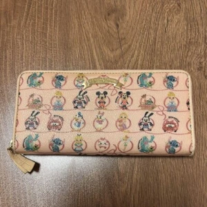 Samantha Thavasa Petit Choice Disney Pattern Pink Long Wallet - Picture 1 of 13