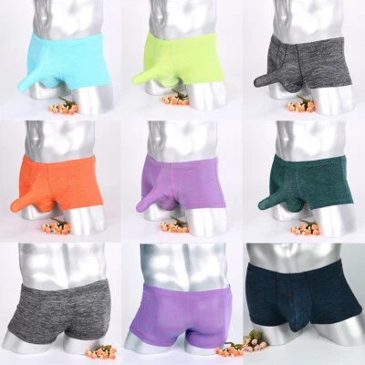 Men Elephant Nose Underwear Boxer Briefs Bulge Pouch Knickers Underpants Trunks✿ - Image 1 of 4