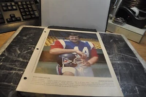 Montreal alouettes 1981 #44 mike hameluk Dimanche Derniere Heure Newspaper Inser - Bild 1 von 12
