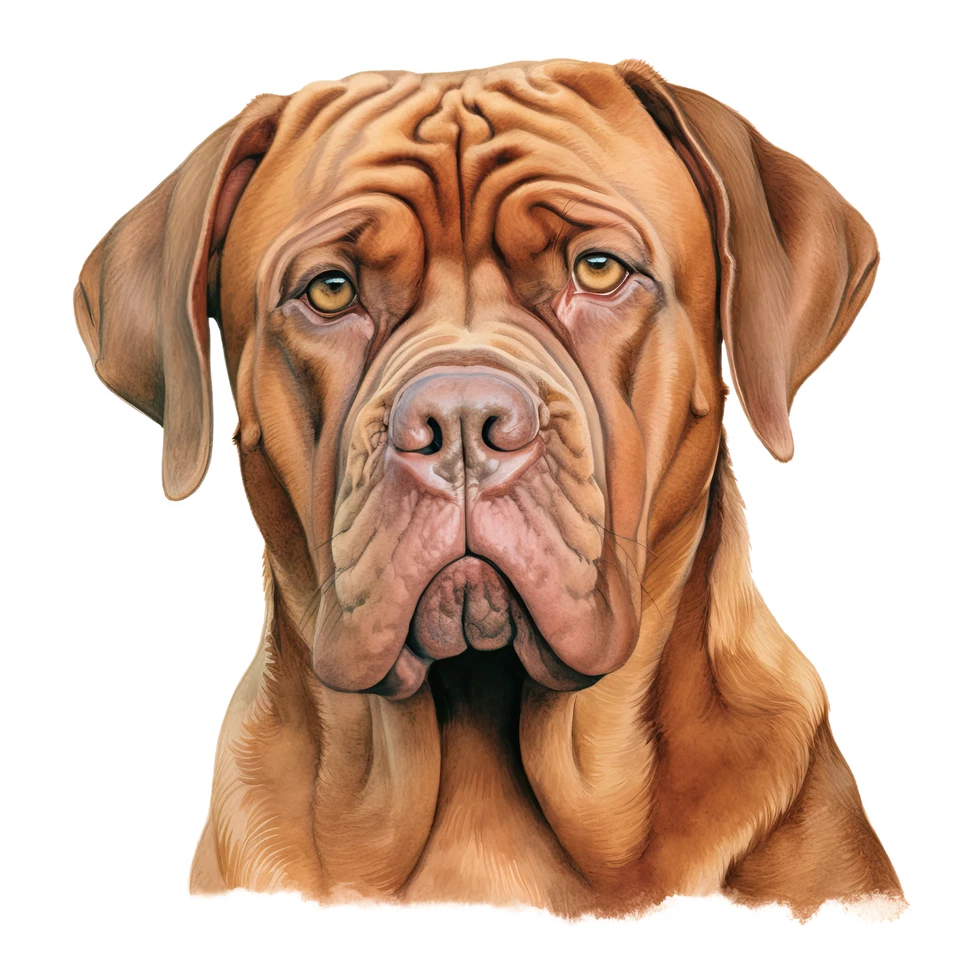 Camisetas/camiseta de raza de perro Doguede Burdeos calidad absorbente Foto 1 de 1