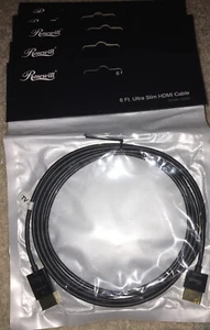 NEW Rosewill 6 Ft HDMI Ultra Slim Cable - Picture 1 of 1