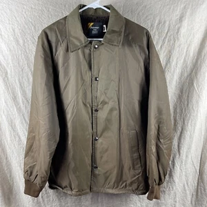 Outerwear From Sears VTG Men's Brown Lightweight Faux Fur Bomber Jacket Size M - Picture 1 of 21