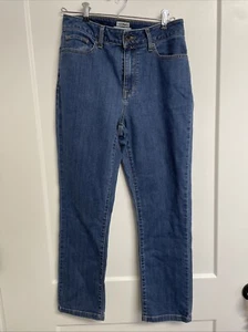 LL Bean Double L Classic Fit Blue Cotton Mid Rise Jeans Women’s Size 6 Reg - Picture 1 of 8