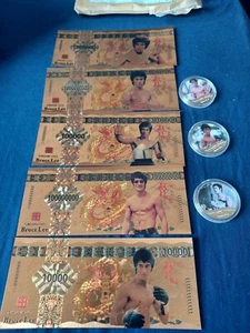 bruce lee gold banknoten und münzen - Bild 1 von 4