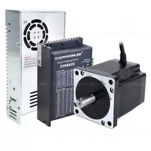Kit CNC 1 asse motore passo-passo Nema 34 8 Nm (1133 once) & driver & alimentatore 60 V - Foto 1 di 6