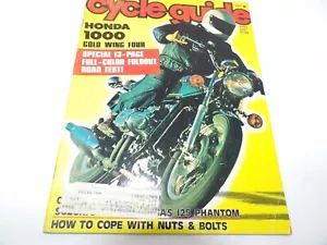 April 1975 Cycle Guide Magazine Honda GoldWing 1000 - Picture 1 of 2