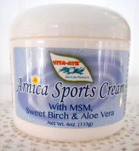 Vita Myr Arnica Sports Cream with MSM, Sweet Birch & Aloe Vera 4 oz. - Picture 1 of 3