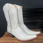 NEW Rio Grande Limited Womens Leather Cowboy Boots Sz 7 Creamy color