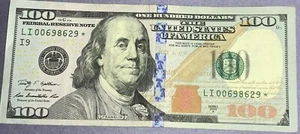 2009 A $100 STAR  NOTE - Rare $100 DOLLAR BILL, 3-PAIR 0’S, 6’S, 9’S! - Picture 1 of 4