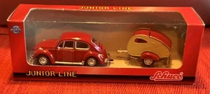 Schuco Junior Line VW Beetle with Teardrop Camper - Picture 1 of 2
