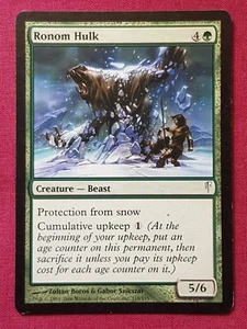 Magic The Gathering COLDSNAP RONOM HULK green card MTG - Picture 1 of 2