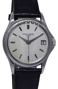 Patek Philippe Calatrava 5127 18k White Gold Mens 37mm Automatic Watch 5127G - Picture 1 of 10