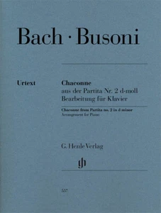Bach-Busoni Chaconne Partita No 2 in D Minor Piano Sheet Music Henle Urtext Book - Picture 1 of 1