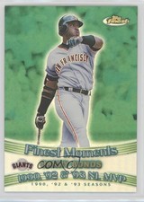 2001 Topps Finest Finest Moments Refractor Barry Bonds #FM11