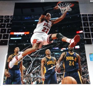 TAJ GIBSON CHICAGO BULLS FOTO FIRMATA 8X10 KNICKS NBA!!! - Foto 1 di 1