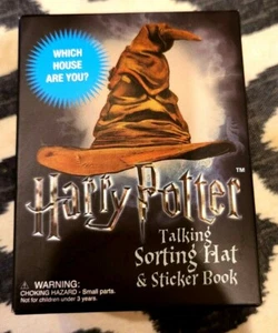 Harry Potter Talking Sorting Hat & Sticker Book Deluxe Mega Kit ~ Age 6+ / NEW - Picture 1 of 5