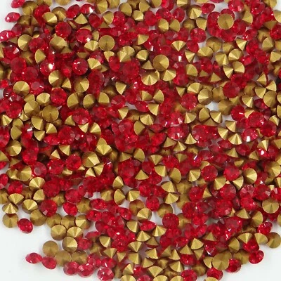 1012 PP24 LS *** 96 strass Swarovski fond conique PP24 (3,1mm) LIGHT SIAM