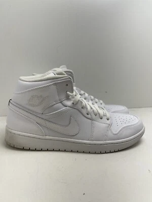 Talla 12 - Air Jordan 1 Blanco Medio Foto 1 de 4