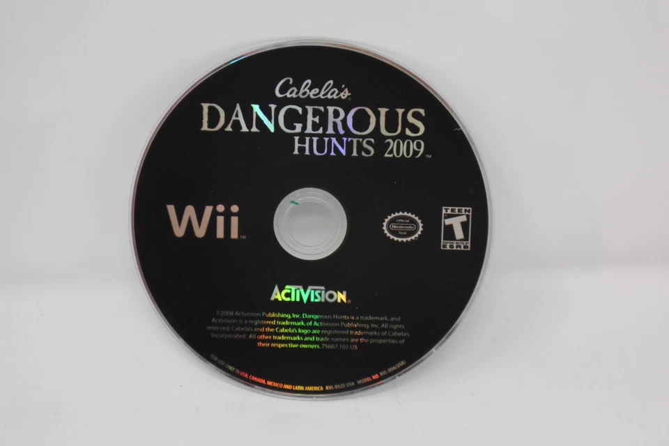 Cabela's Dangerous Hunts 2009 Nintendo Wii- Disc Only - Image 1 of 1