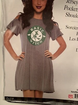 Nuevo Vestido de Halloween Jersey Bruja Básico Leg Avenue 86767.           (B5) Foto 1 de 4