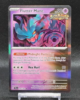 Flutter Mane 078/162 - SV05: Temporal Forces (TEF) Rare Holo Pokemon - Image 1 of 4