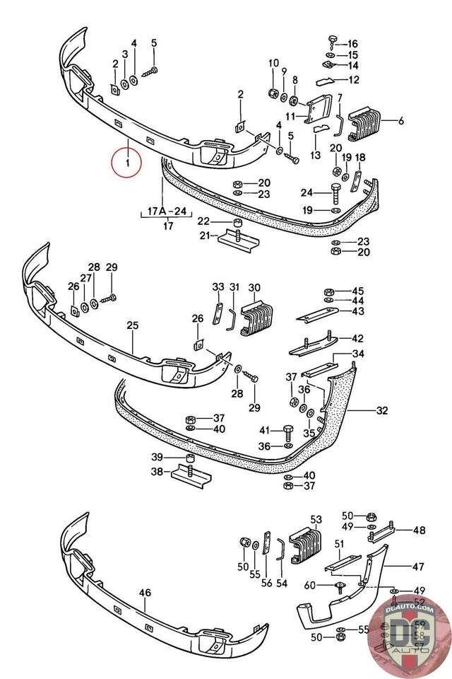 1984-1989 Porsche 911 Carrera Front Valance 91150397100GRV 100228 - Imagem 1 de 1
