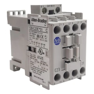 Allen Bradley 100-C23EJ01 Schütz, 3-polig + 1N.C., 23A 600VAC, 24VDC Spule - Bild 1 von 7