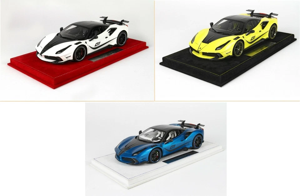 BBR Mansory Ferrari 4XX Siracusa Blanco, Azul - Limitado 12 piezas con Estuche 1/18 Foto 1 de 1