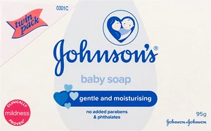 Johnson'S Baby Gentle Moisturising Baby Soap Bar Twin Pack 2 X 95G| Formulated - Picture 1 of 12