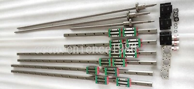 HGR20--500/500/750mm Linear rail &RM1605--500/500/750mm Ballscrew &BF/BK Kit - Image 1 of 4