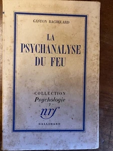 GASTON BACHELARD LA PSYCHANALYSE DU FEU 1949 - Picture 1 of 2