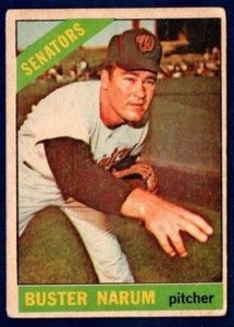 Venezuelan Topps 1966 Buster Narum #274 Washington Senators Ptd Venezuela