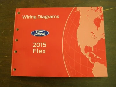 OEM Ford 2015 Flex Shop Manual Wiring Diagram Book nos - Imagem 1 de 4