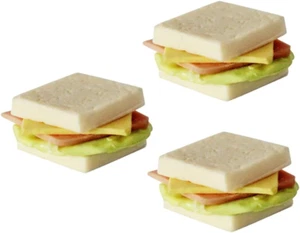 6PCS Miniature Sandwiches for Dollhouse, Dollhouse Miniature Food Sandwiches 1 1 - Picture 1 of 12