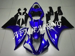 Blue Black ABS Injection Mold Bodywork Fairing Panel Set Kit for YZF R1 09-11 - Picture 1 of 7