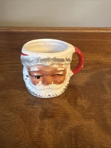 Taza Cara de Papá Noel Vintage Taza con Mango de Papá Noel Hecha en Japón Años 50, MCM - Imagen 1 de 14