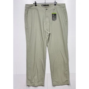 REI Adventures Men 40x30 Fog Tan Quick Dry UPF 50+ Pants NWT Zip Security Pocket - Picture 1 of 10